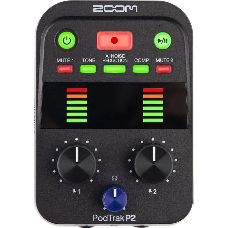 Zoom P2-Zoom Podtrak P2 Usb Mic Recorder- 2 Years Warranty 2