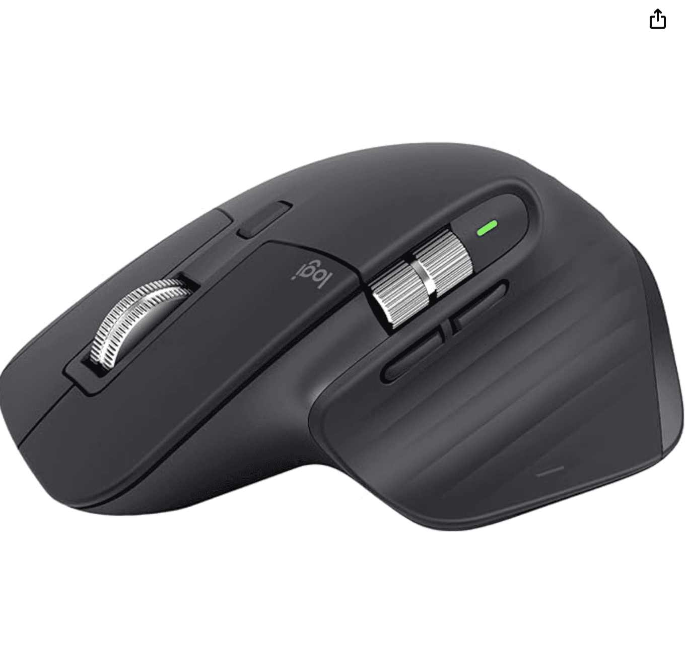 Thumbnail 1 for Logitech MX Master 3S - Wireless Performance Mouse with Ultra-fast Scrolling, Ergo, 8K DPI, Track on Glass, Quiet Clicks, USB-C, Bluetooth, Windows, Linux, Chrome - Graphite