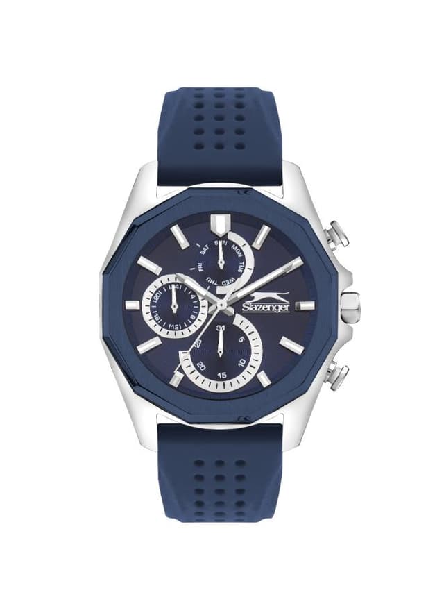 SLAZENGER Men Multi Function Blue Dial Watch 