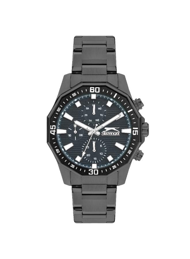 Thumbnail 3 for SLAZENGER Men Multi Function Blue Dial Watch