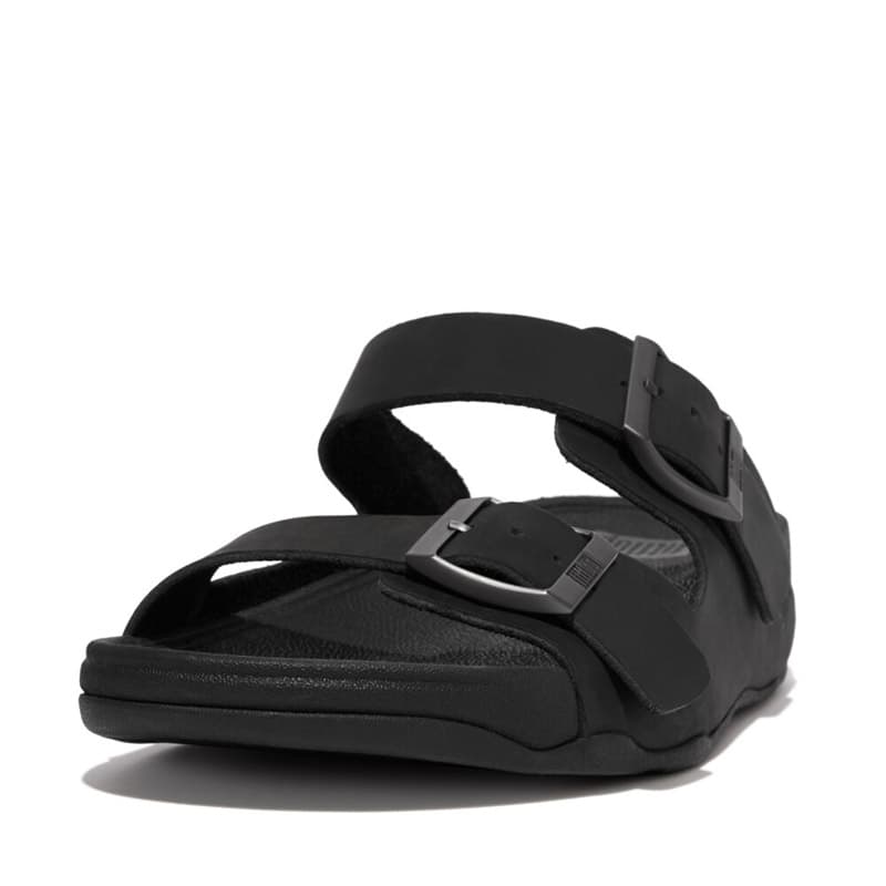 Thumbnail 3 for Gogh Moc Buckle Leather Slides 