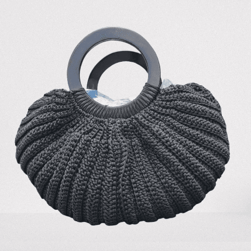 Thumbnail 1 for Gray Round Bag