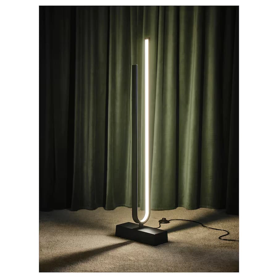 Thumbnail 3 for PILSKOTT LED floor lamp, smart black
