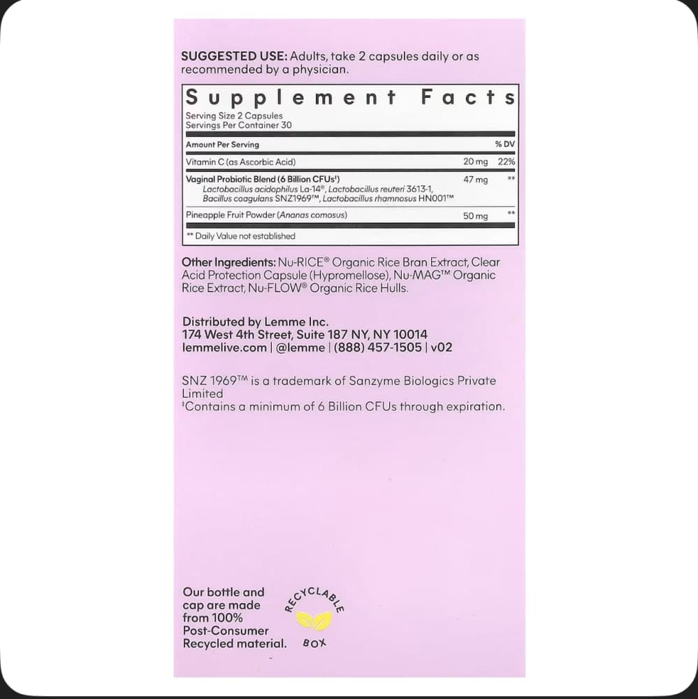 Thumbnail 3 for Vaginal Health Probiotics 