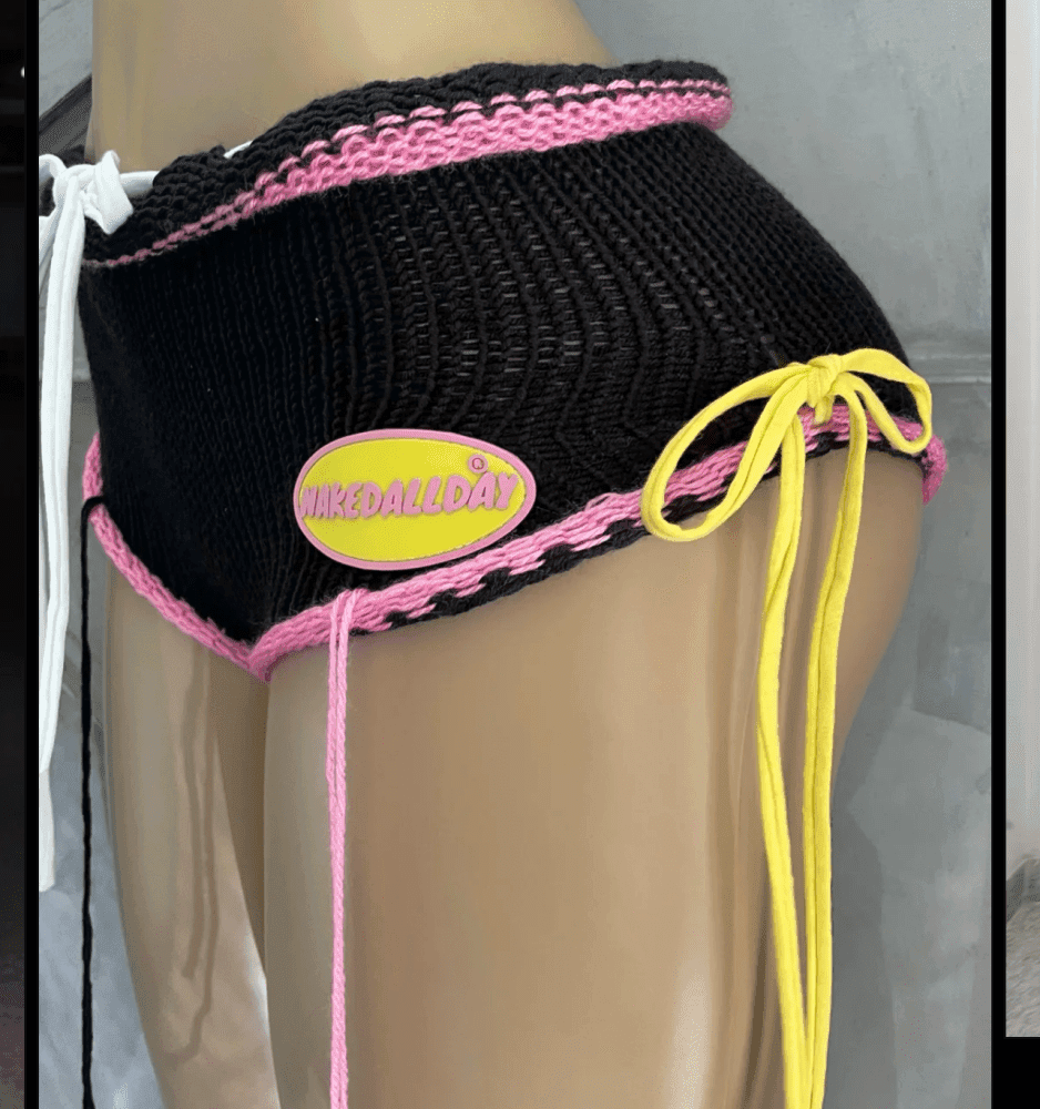 Thumbnail 2 for Knitted Mini Shorts