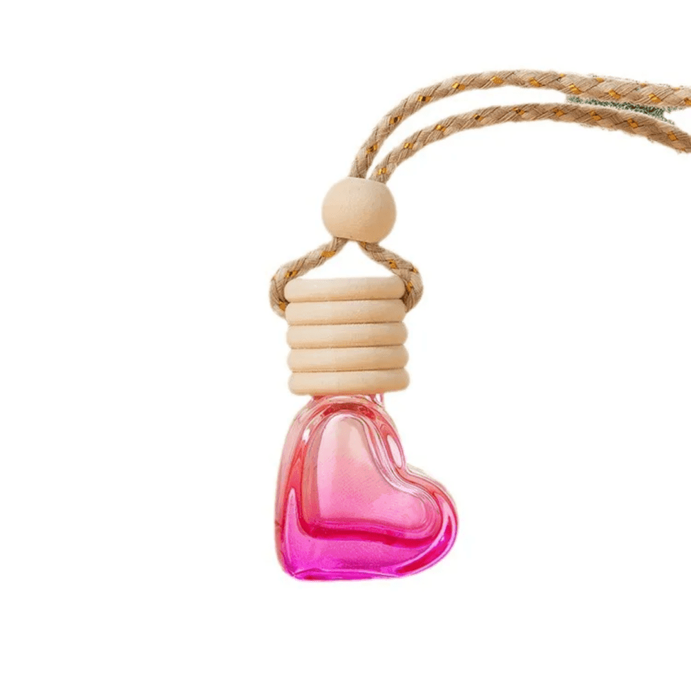 Thumbnail 3 for Heart Shaped Car Perfume Bottle Car Pendant 