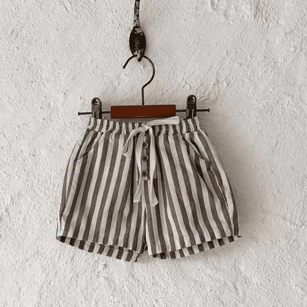 Thumbnail 3 for Stripe Lace Up Shorts 