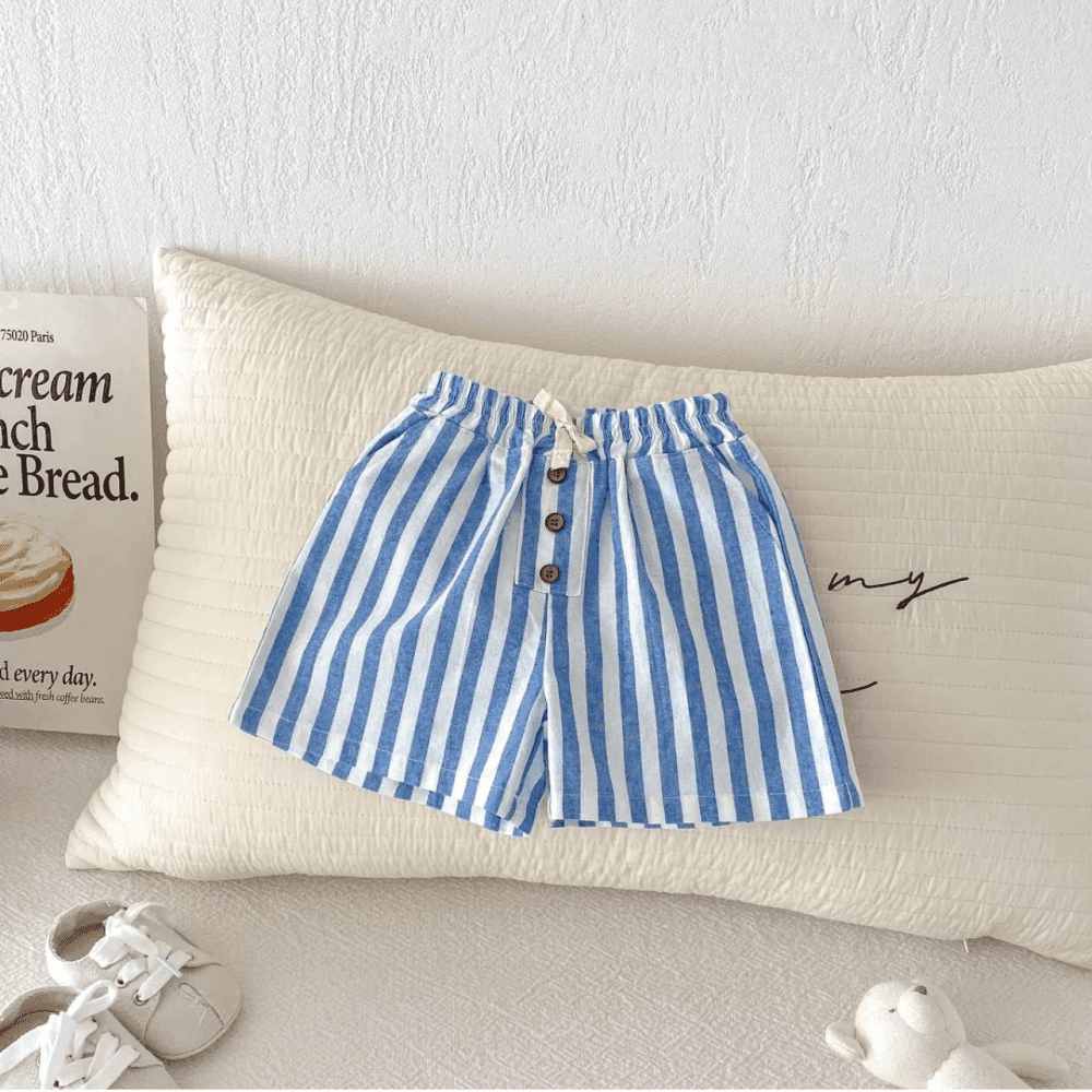 Thumbnail 4 for Stripe Lace Up Shorts 