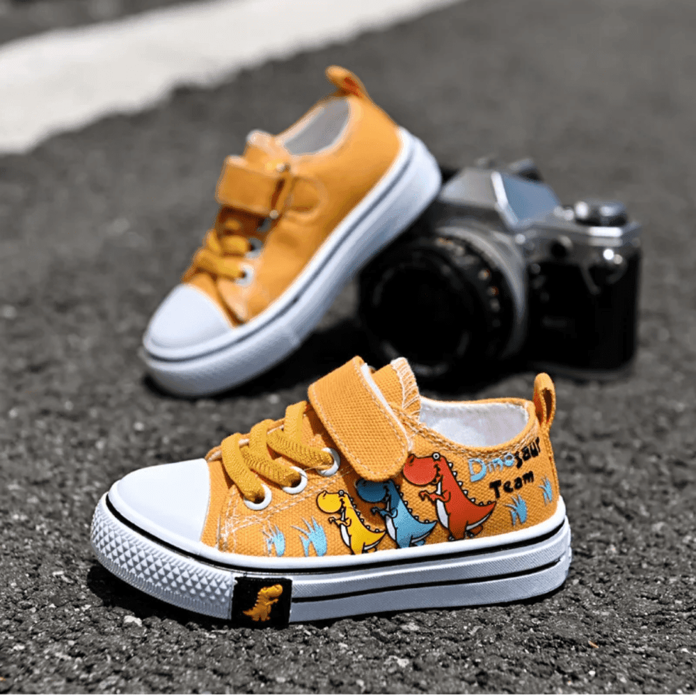 Thumbnail 4 for Cartoon Dinosaur Velcro Shoes