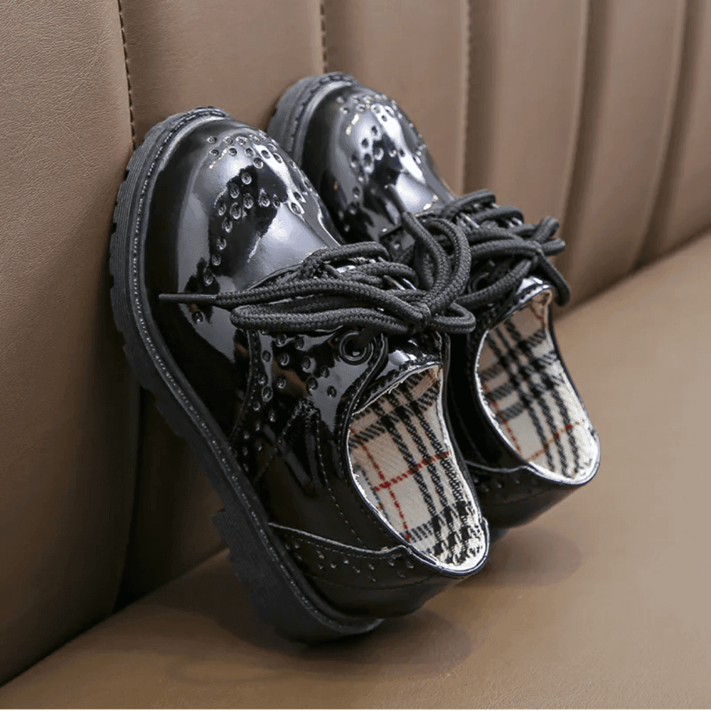 Thumbnail 4 for Round Toe Slip On PU Leather Shots