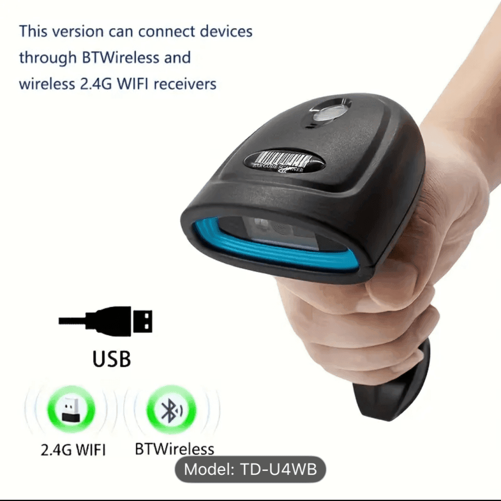 Thumbnail 1 for 2D Barcode Scanner Handheld USB Wired Code Reader 