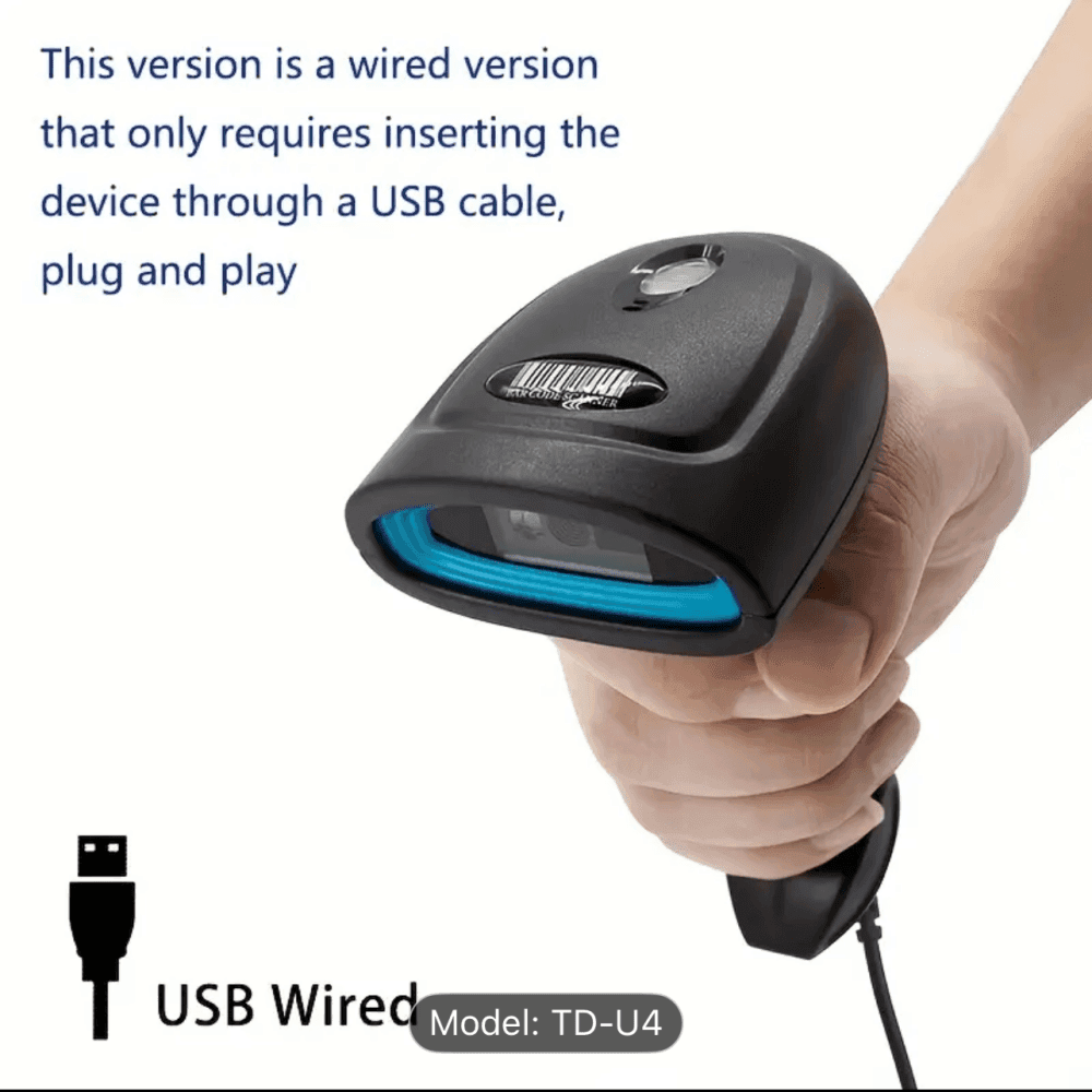 Thumbnail 3 for 2D Barcode Scanner Handheld USB Wired Code Reader 