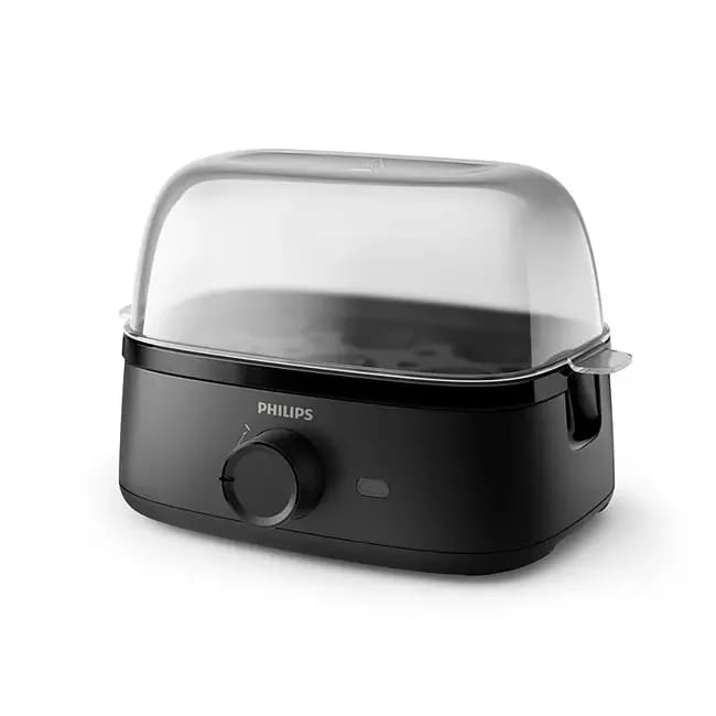 Thumbnail 2 for Philips 3000 Series Egg Cooker, 6 Egg Capacity, 400W, Deep Black, HD9137/91