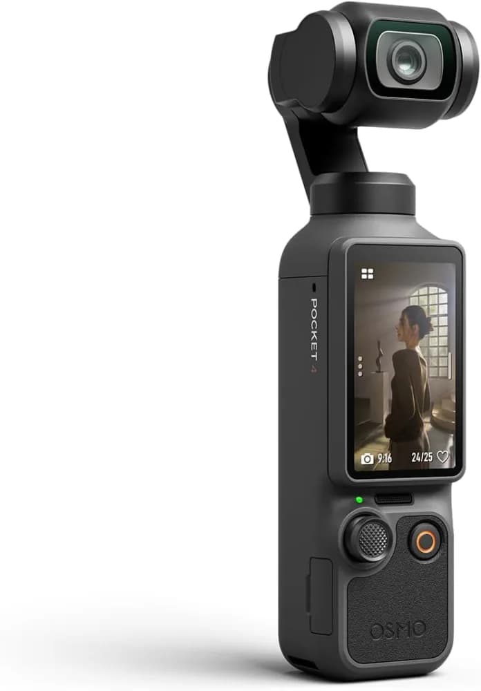 DJI Osmo Pocket 4 Creator Combo, Pocket Gimbal Vlog Camera, 1β³ CMOS & 4K/240fps, 3-Axis, 2Γ Lossless Zoom, 107GB Built-in Storage, Mic 3 Transmitter, Osmo Mini Tripod, UAE Version, Official Warranty view 4