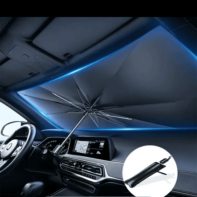 Premium Silvery Car Sunshade